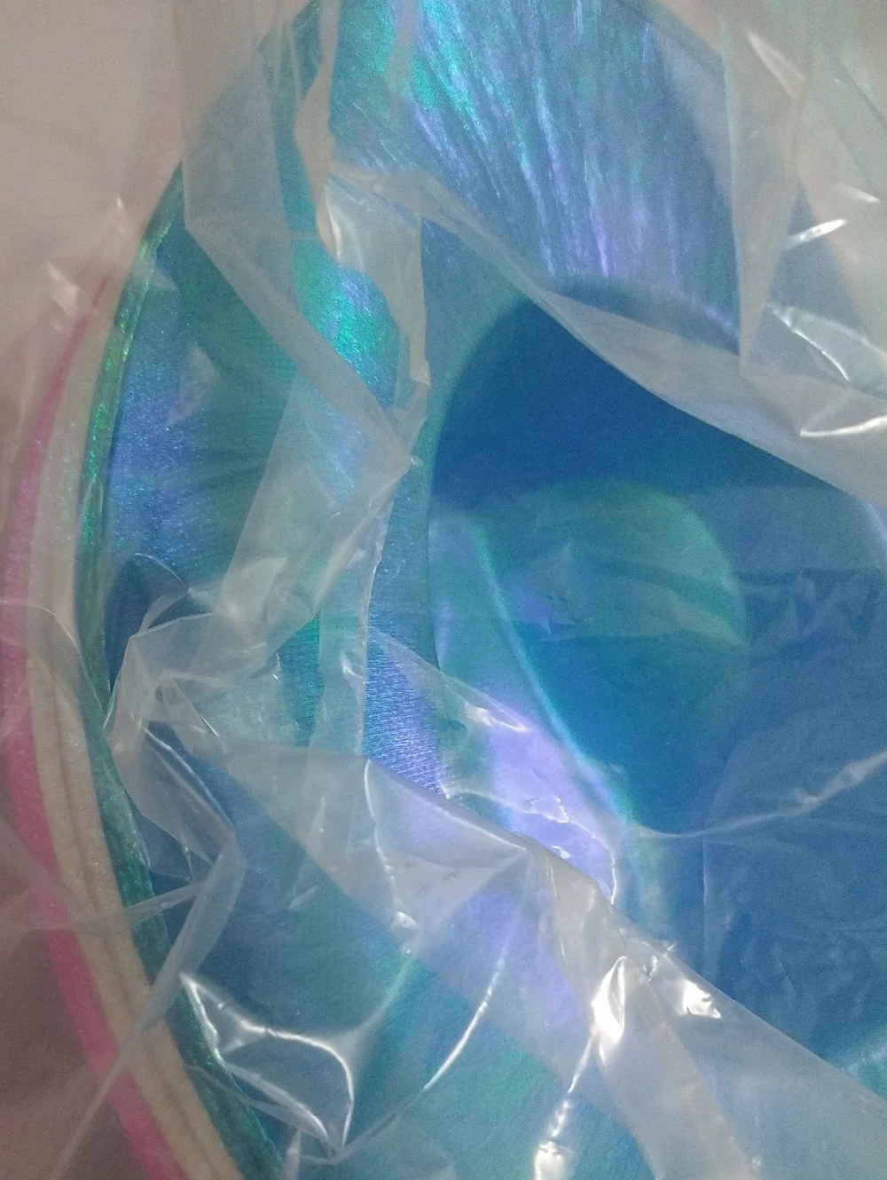 Adults Sparkly Iridescent Cowboy Hats 6 Pcs - Pink White Blue NEW